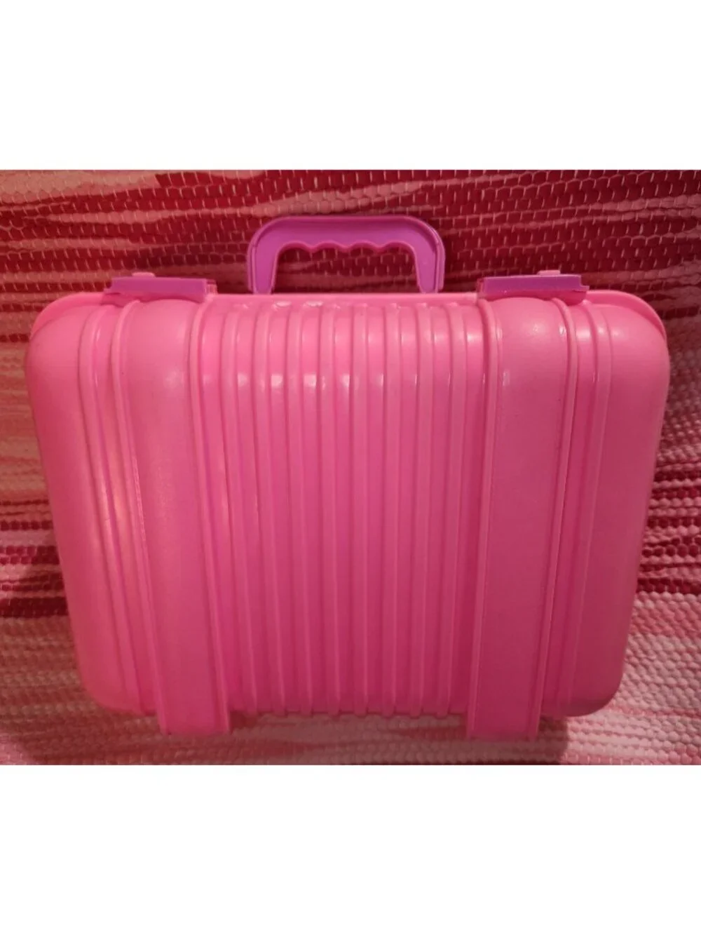 Vintage 1990s Barbie Fashion Doll Travel Suitcase